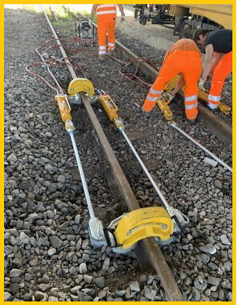 Clemă hidraulică de pretensionare a șinei MIT 70