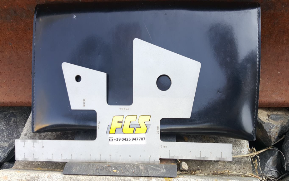 Comparator uzură profil roți de tren