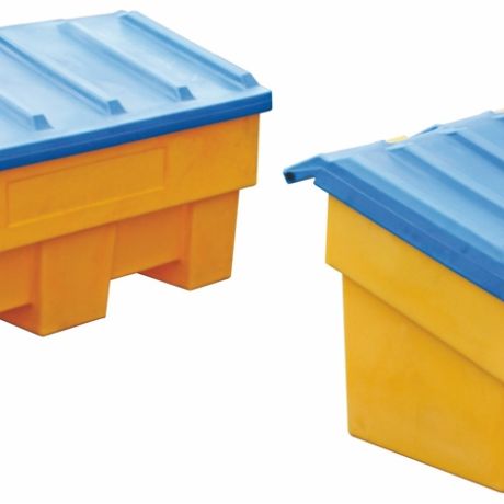 Containere din polietilenă pentru nisip, sare și material absorbant