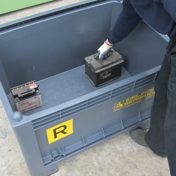 Cargopallet battery